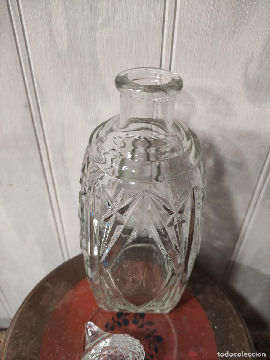 Vintage: Botella de cristal tallado - Foto 5