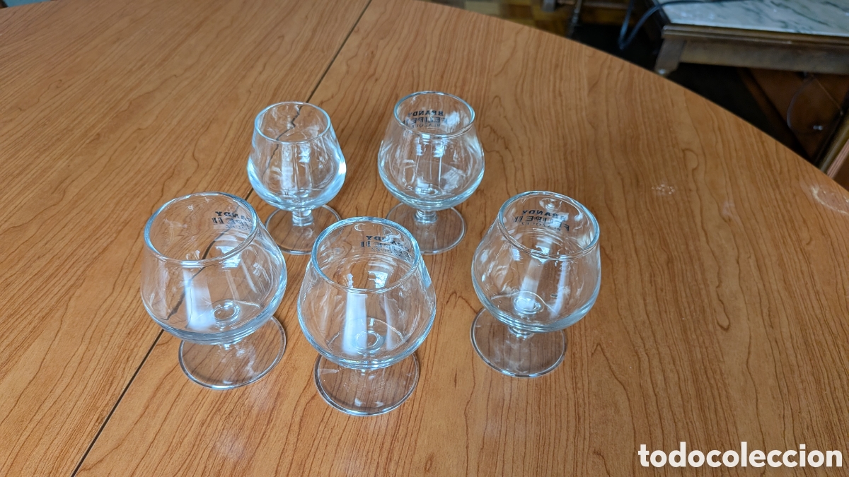 Vintage: Copas brandy Felipe II - Foto 2