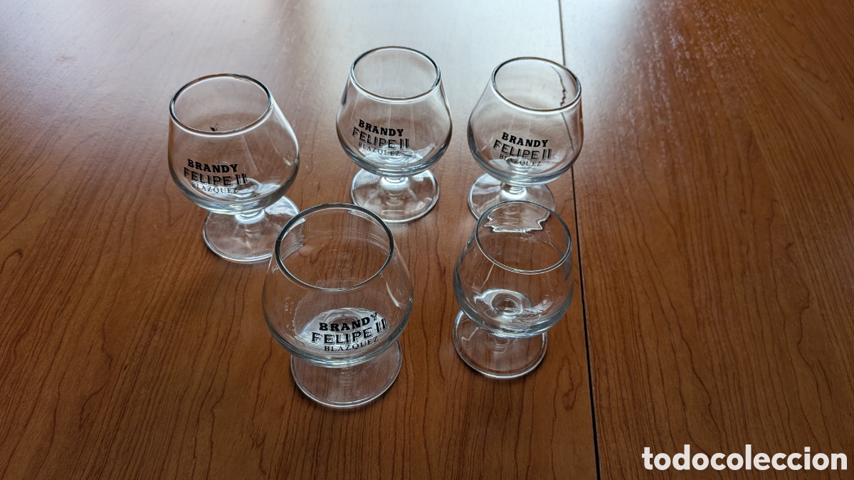 Vintage: Copas brandy Felipe II - Foto 1