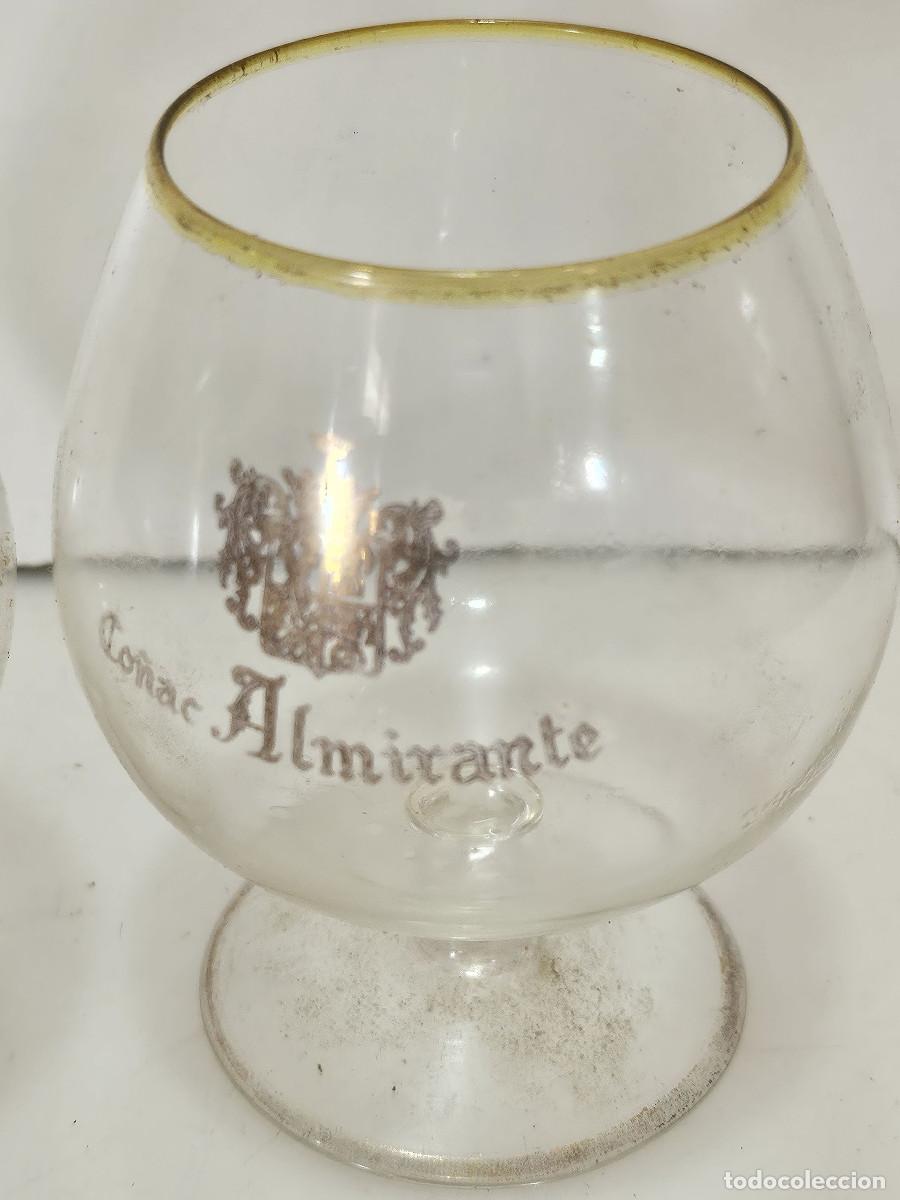 Vintage: 2 copas de conac cristal - Foto 5