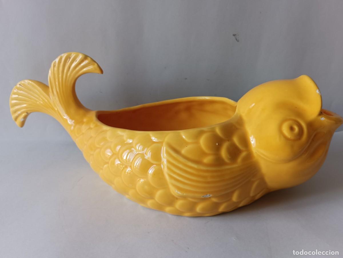 Vintage: CENTRO CERAMICA MANISES, 40 CMS. - Foto 6