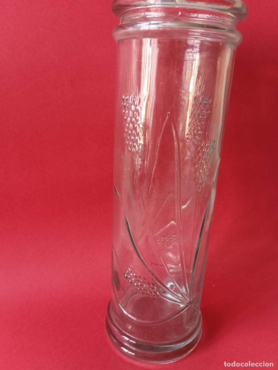 Vintage: Florero cristal, decorado, 30 cms. - Foto 2