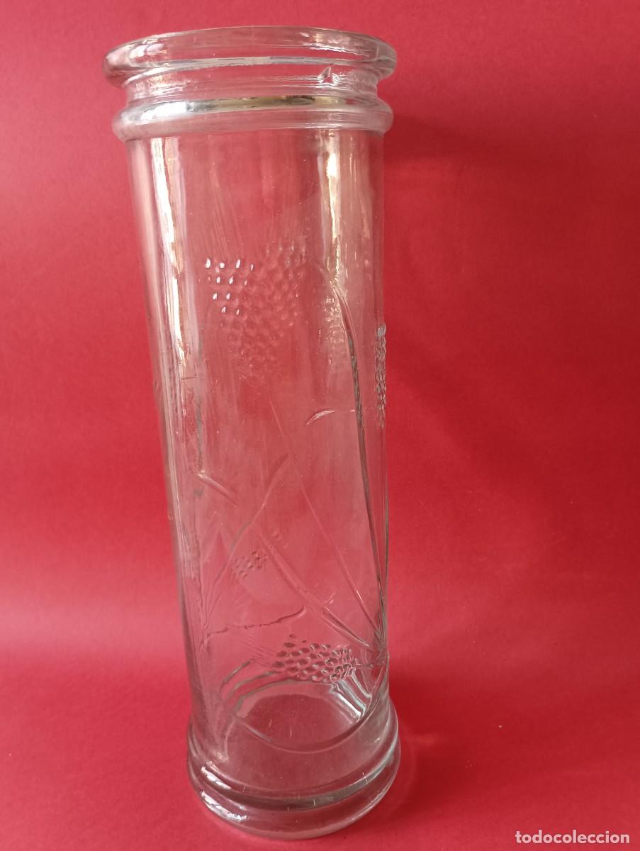 Vintage: Florero cristal, decorado, 30 cms. - Foto 8