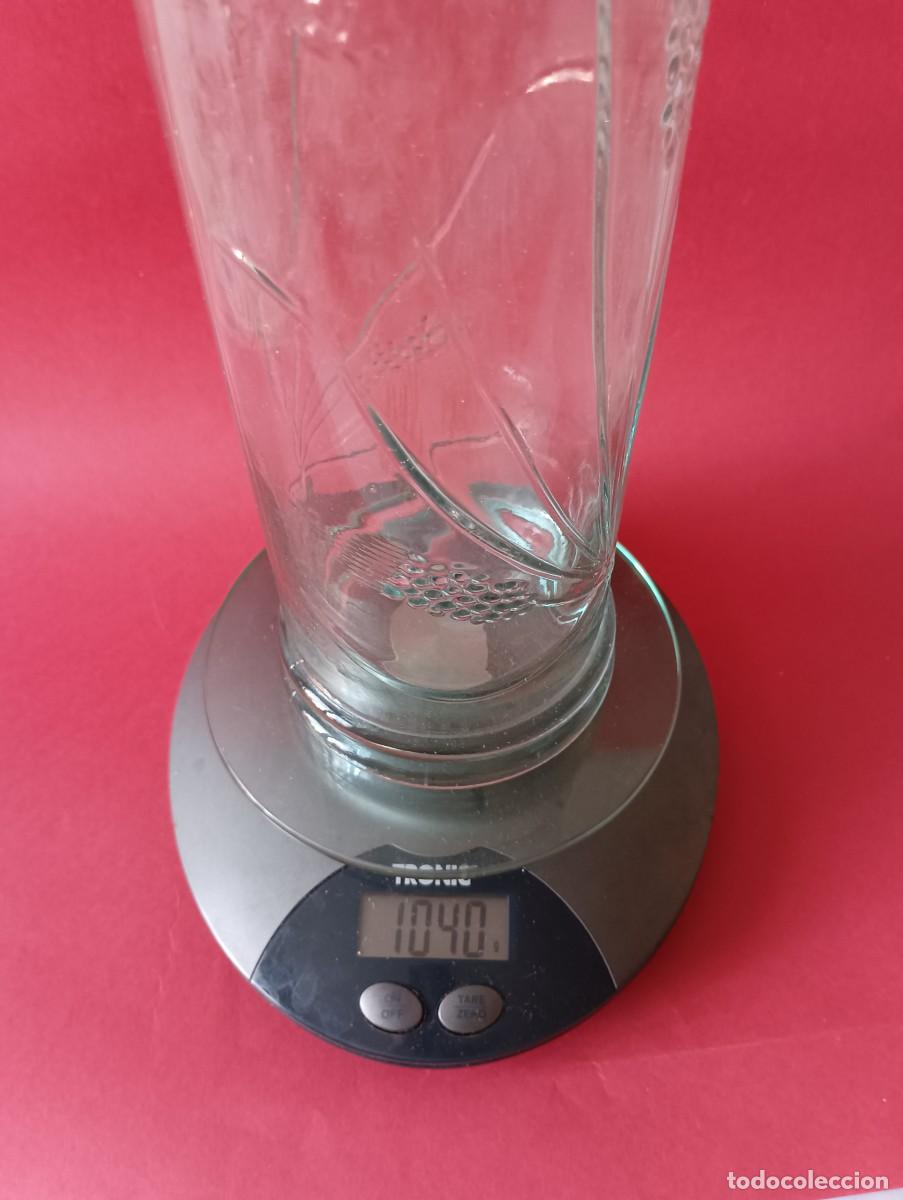 Vintage: Florero cristal, decorado, 30 cms. - Foto 12