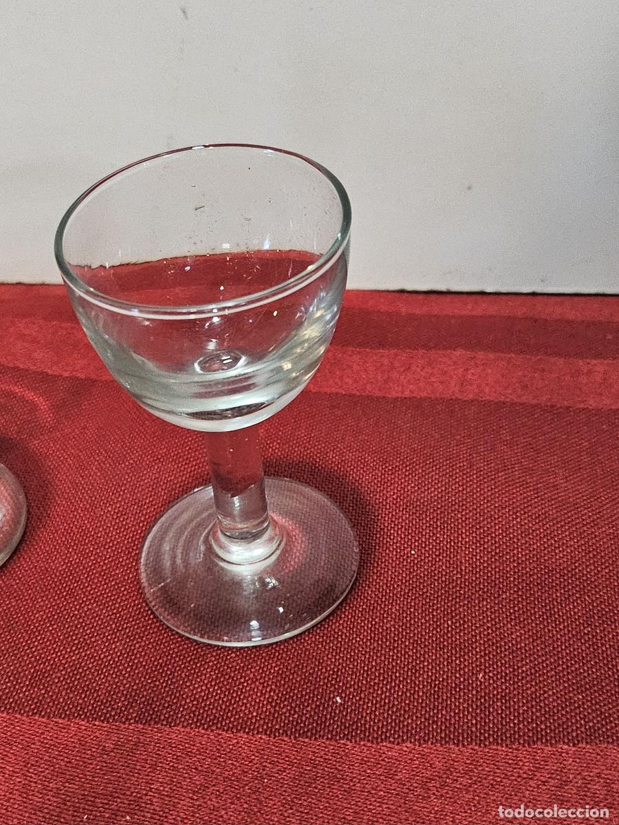 Vintage: 2 mini copas de cristal - Foto 2