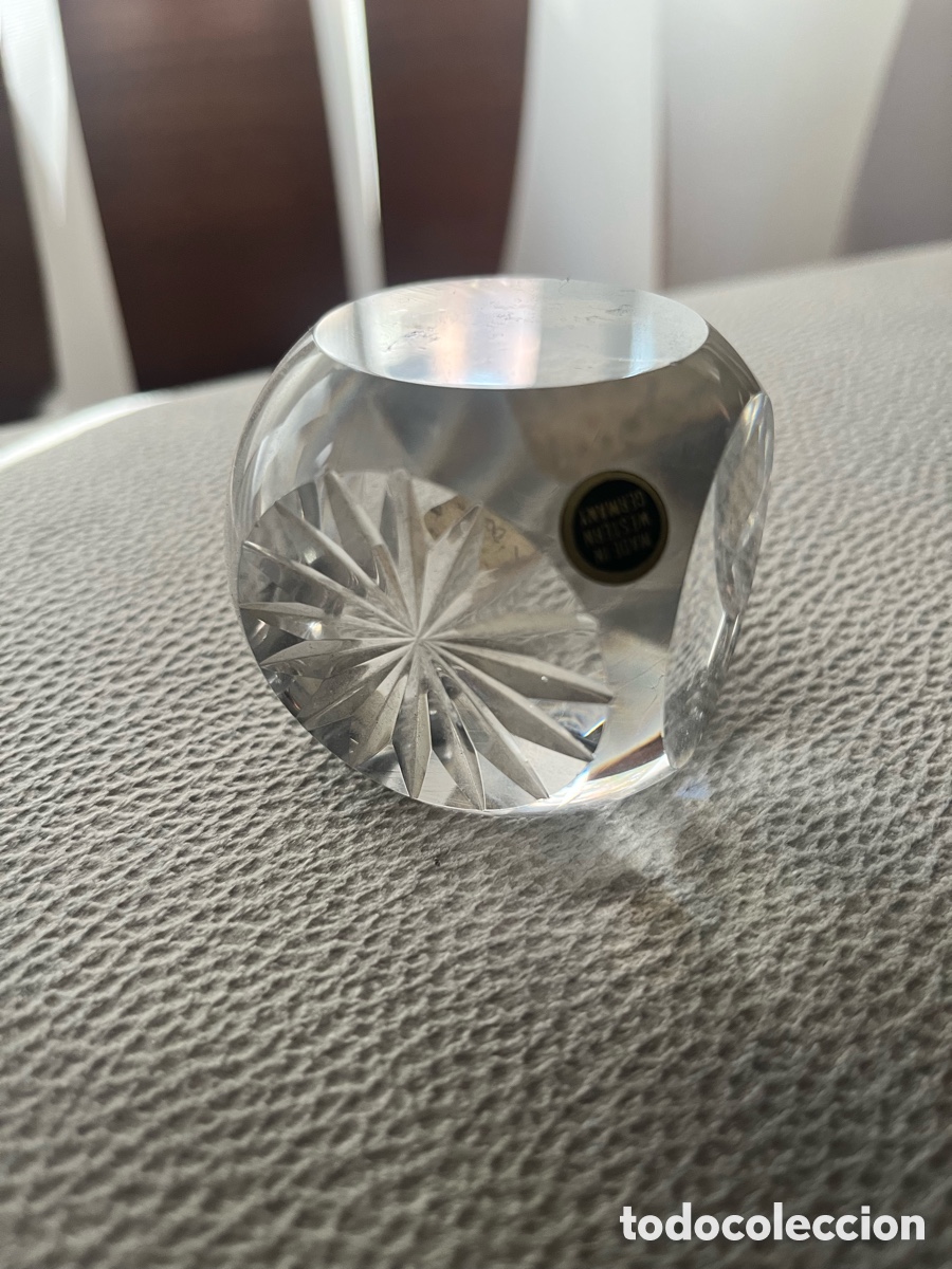 Vintage: Dado de cristal macizo - Foto 2