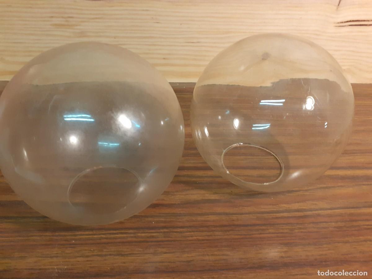 Vintage: Tulipa globos transparentes 16 cms - Foto 1