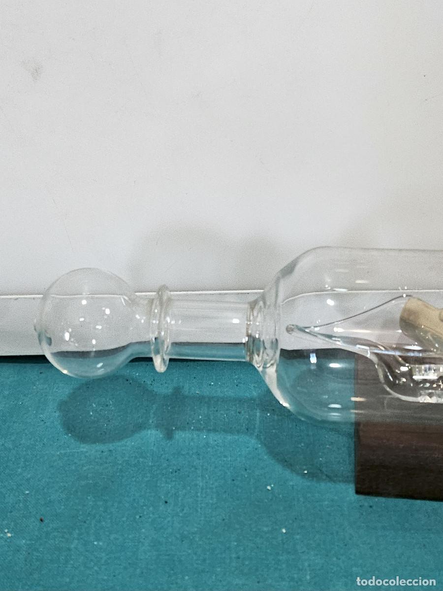 Vintage: barco en una botella de cristal - Foto 2