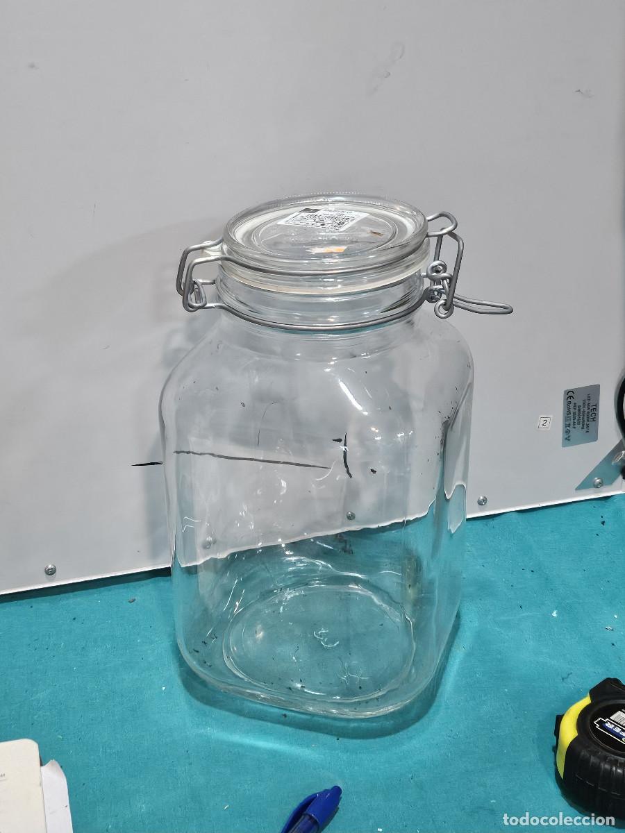 Vintage: tarro de cristal grande - Foto 1
