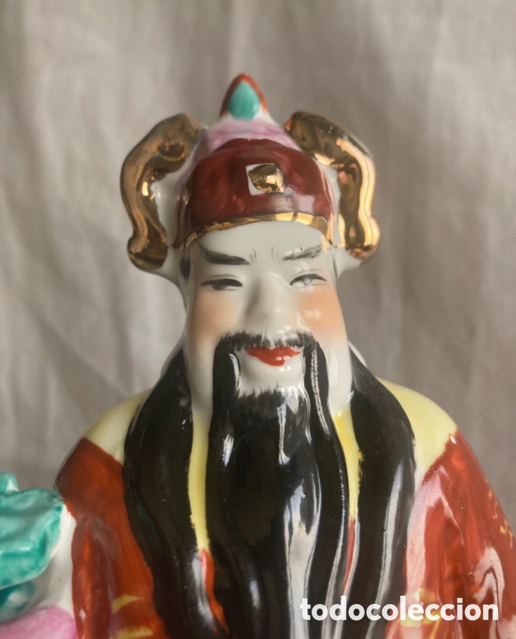 Vintage: Dios chino de la Prosperidad - Foto 5