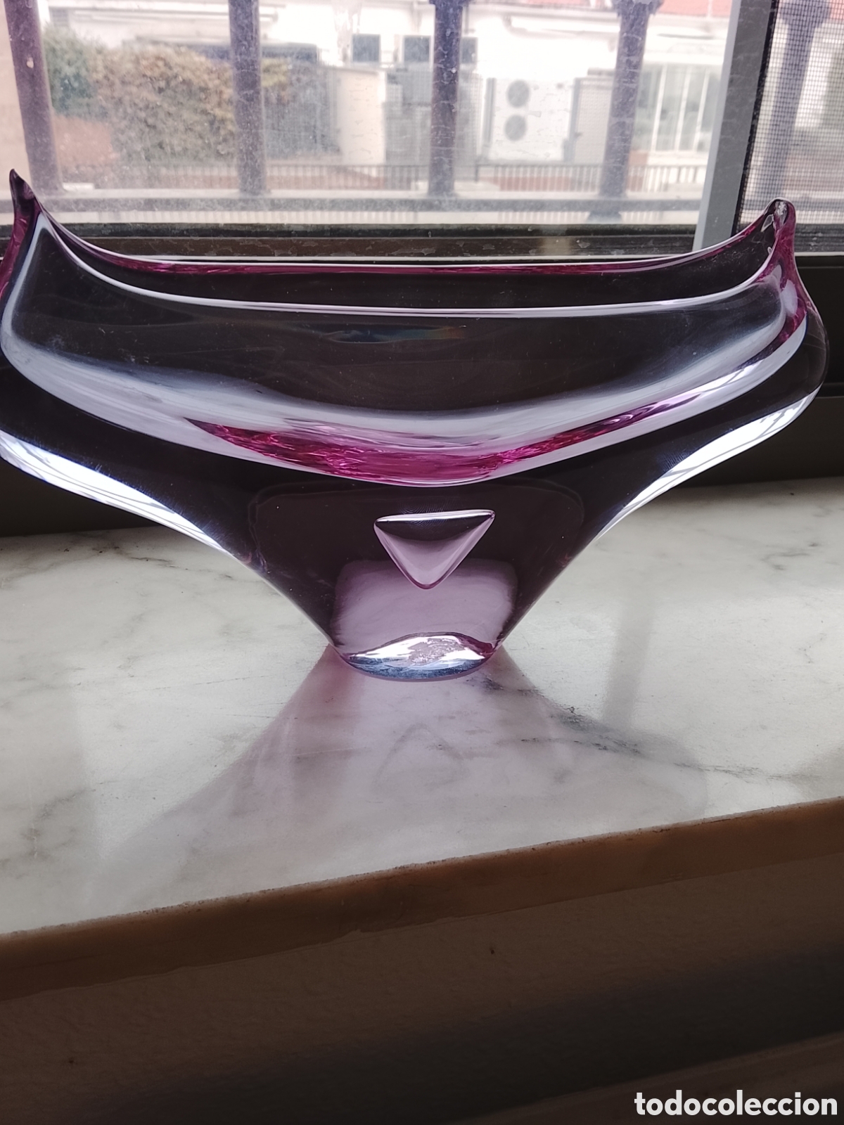 Vintage: MURANO, JARR&Oacute;N DE CRISTAL DE MURANO. - Foto 1