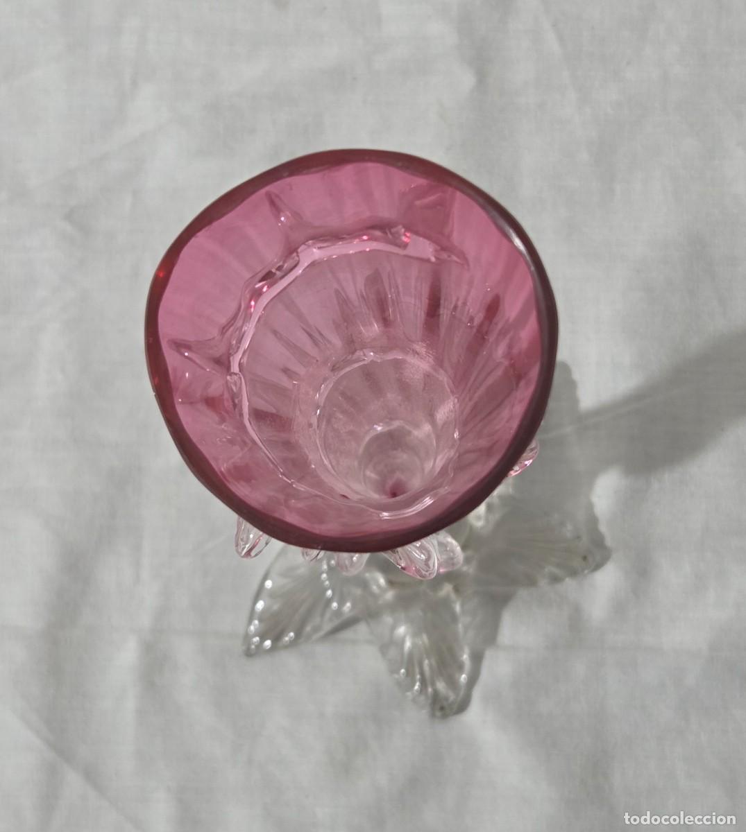 Vintage: Antiguo jarron de cristal - Foto 11