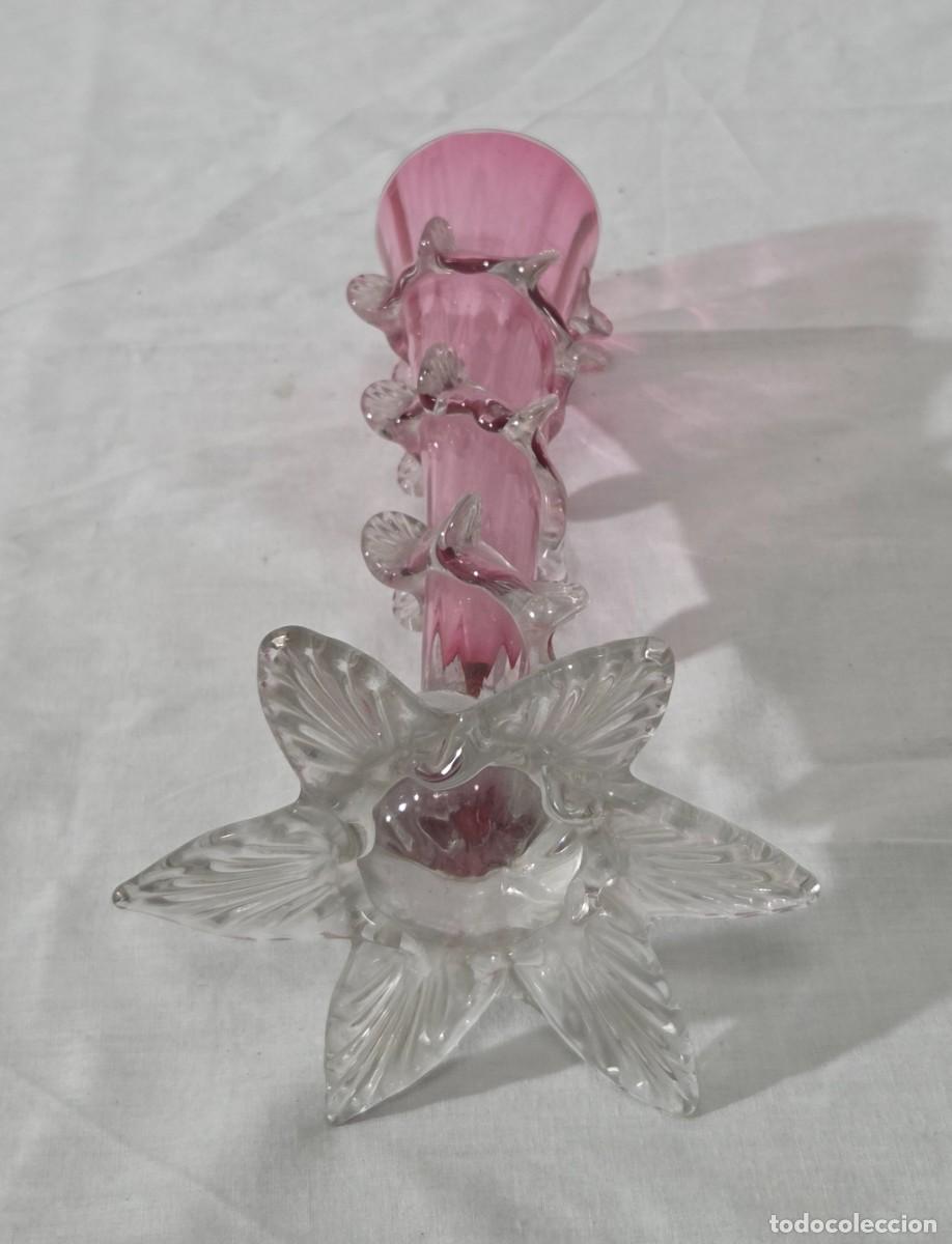 Vintage: Antiguo jarron de cristal - Foto 12