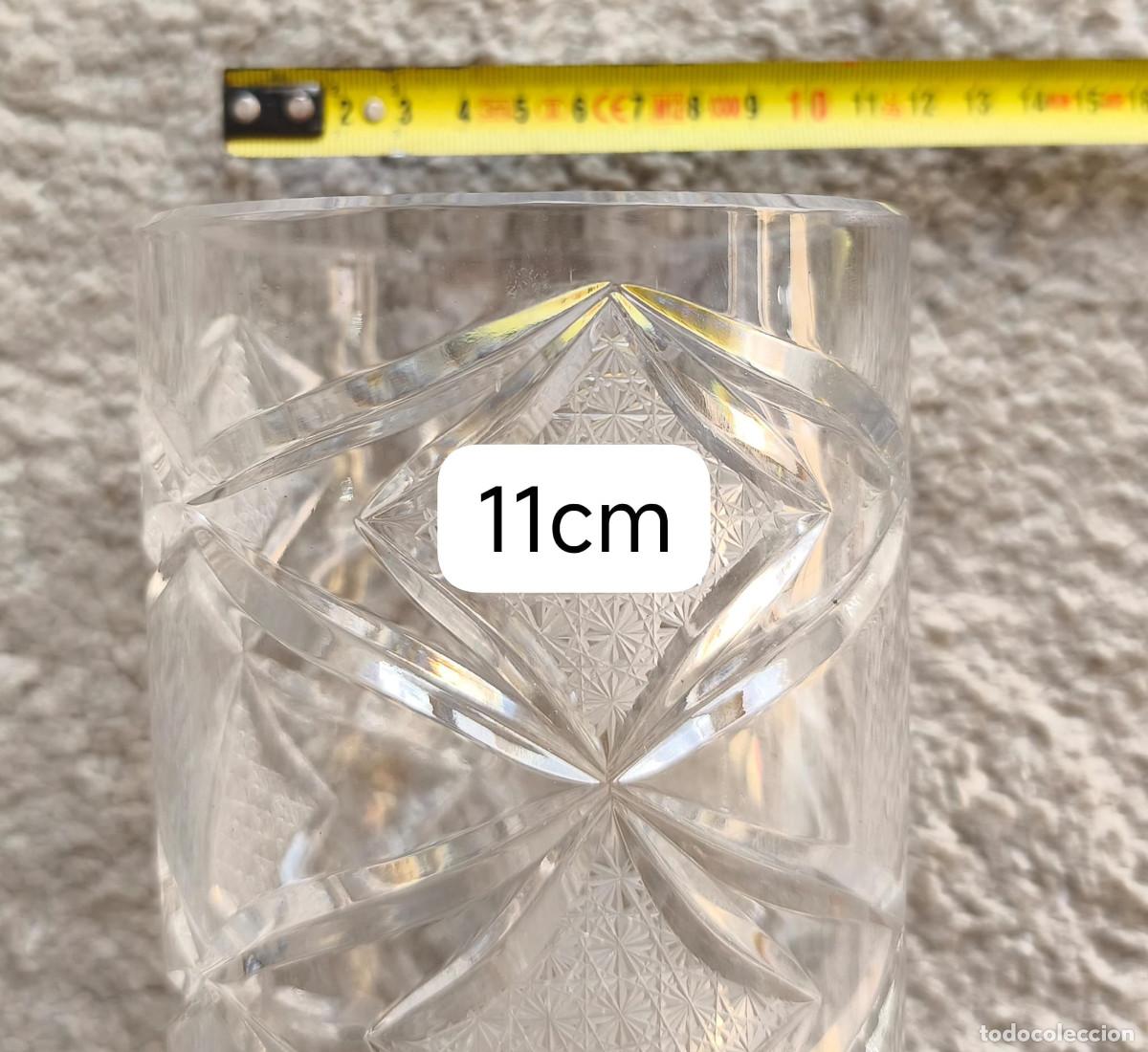 Vintage: Jarr&oacute;n geometrico de cristal - Foto 2