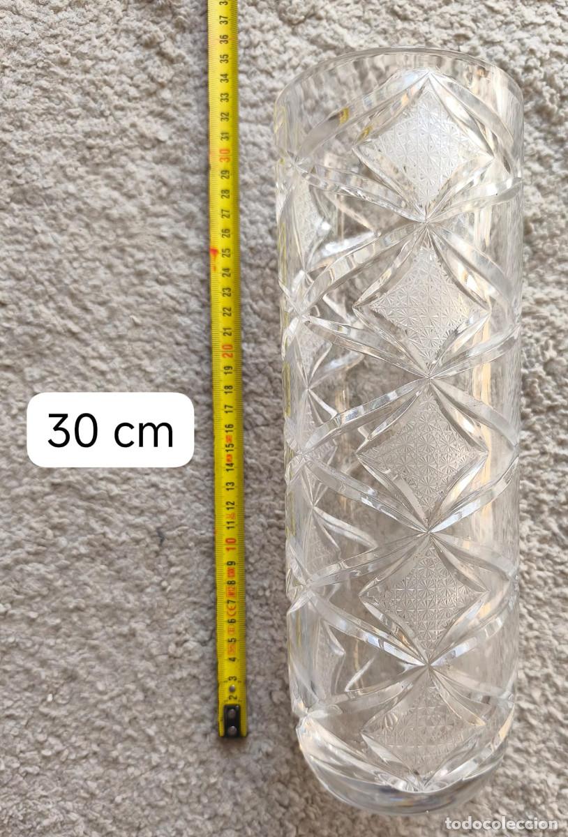 Vintage: Jarr&oacute;n geometrico de cristal - Foto 1