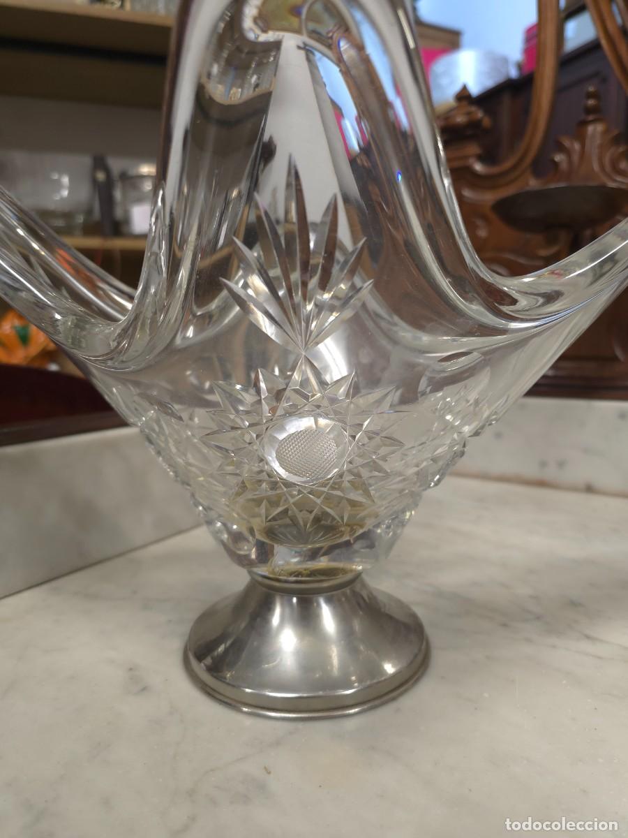 Vintage: Gran centro de mesa Cristal - Foto 3