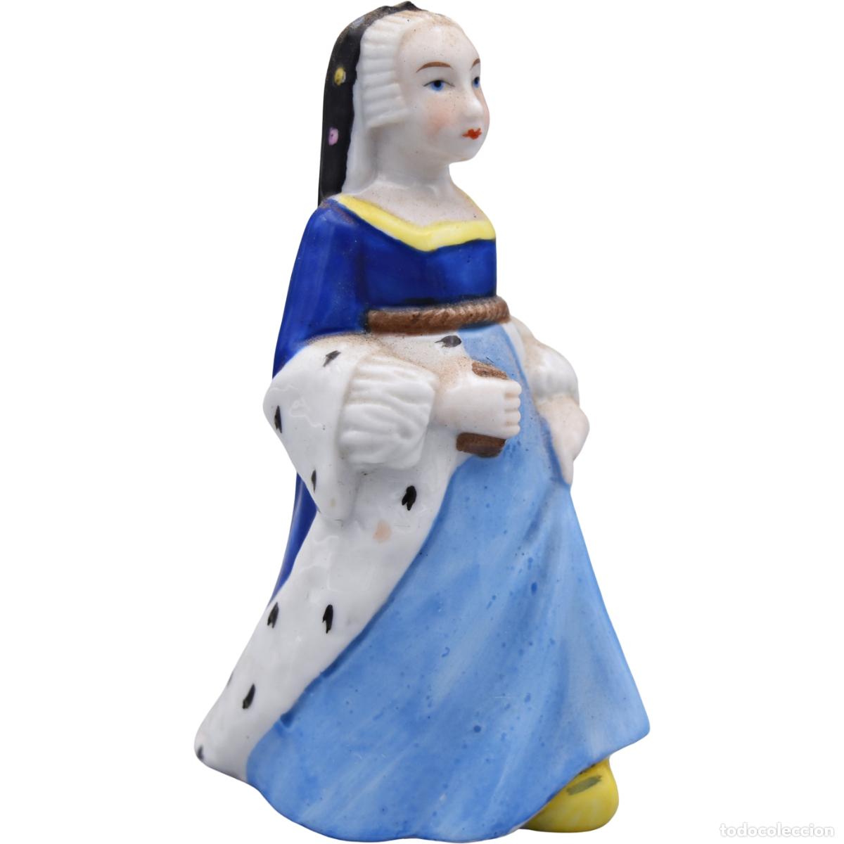 Vintage: Dama de &eacute;poca en porcelana - Foto 1