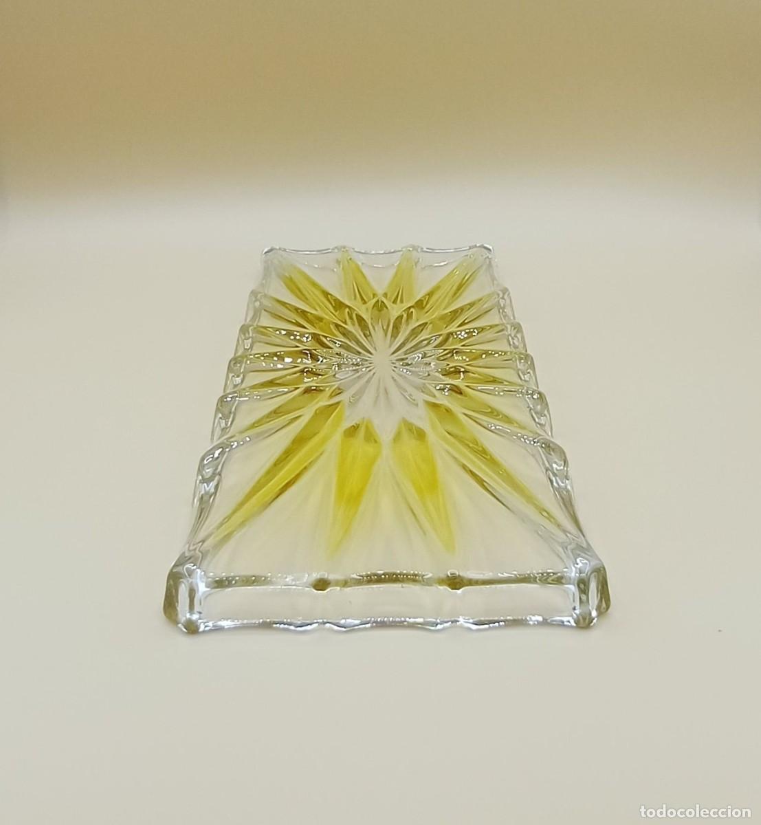 Vintage: Bandeja de cristal rectangular - Foto 2
