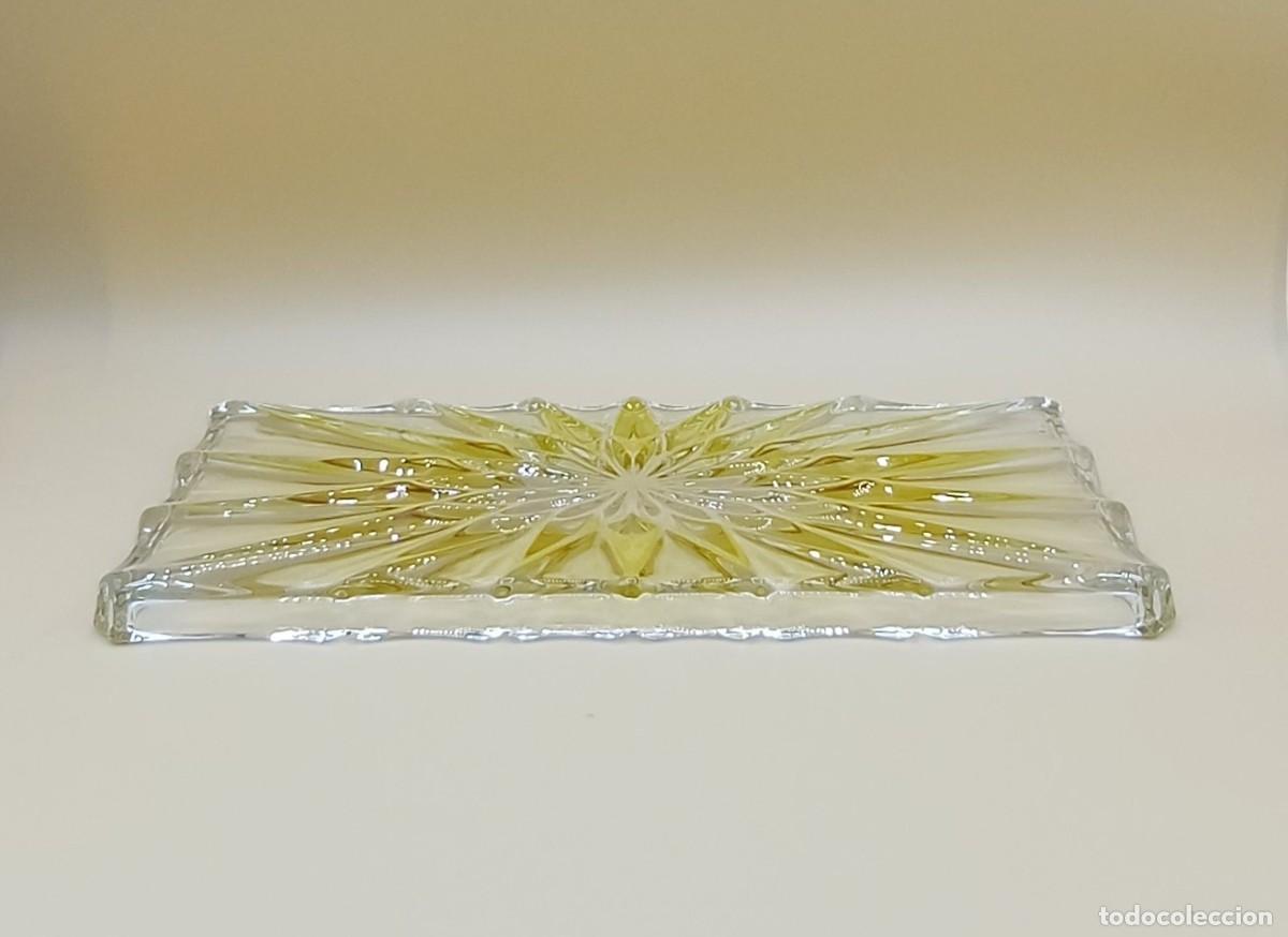 Vintage: Bandeja de cristal rectangular - Foto 5