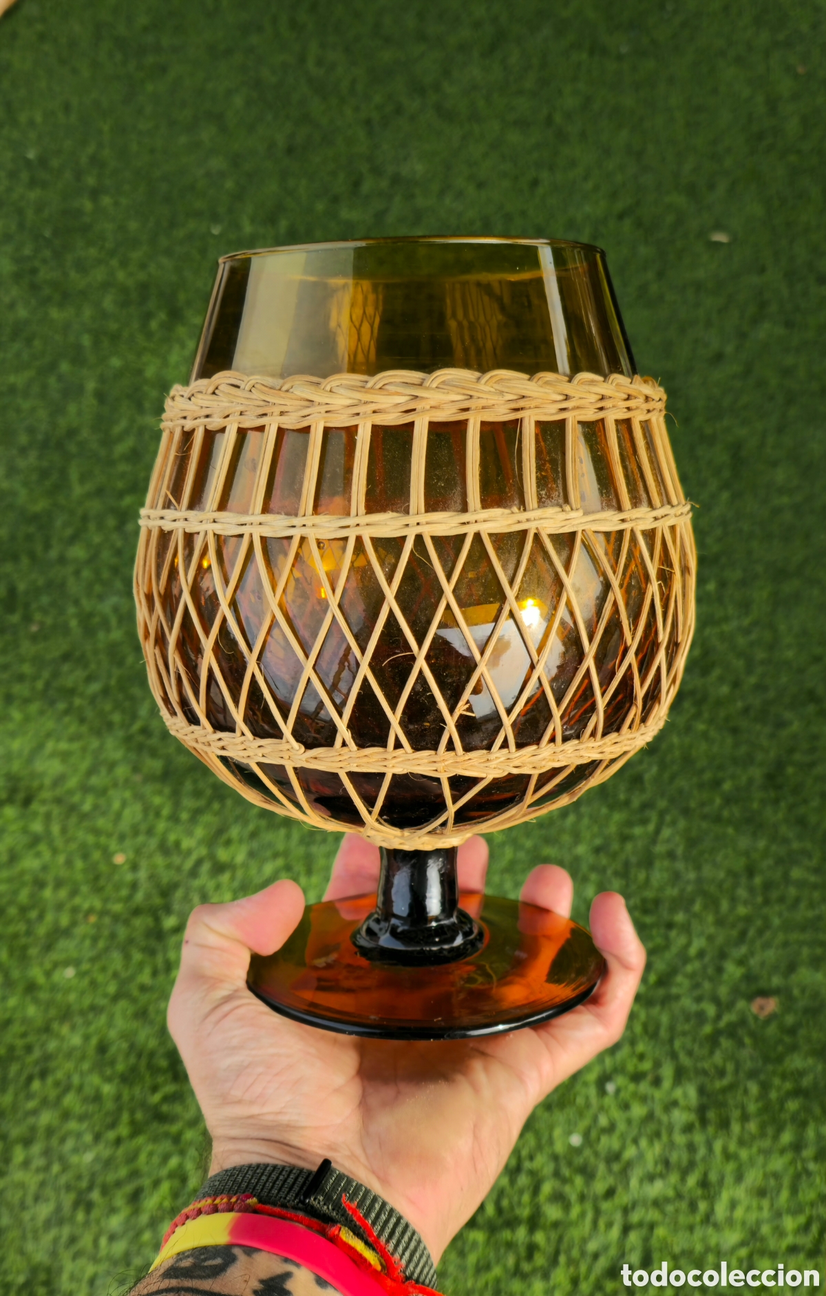 Vintage: Cop&oacute;n cristal y Mimbre - Foto 2