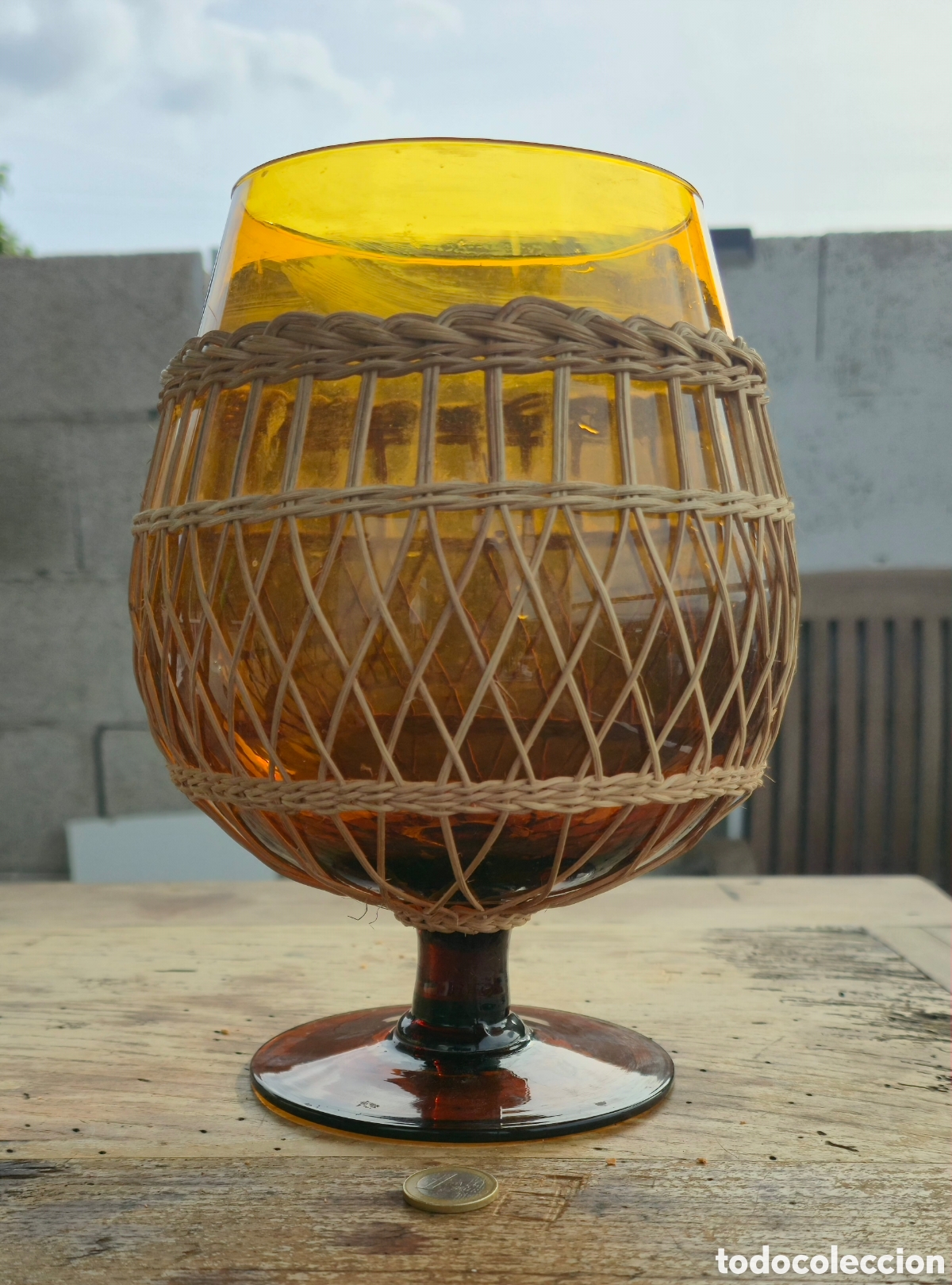 Vintage: Cop&oacute;n cristal y Mimbre - Foto 5