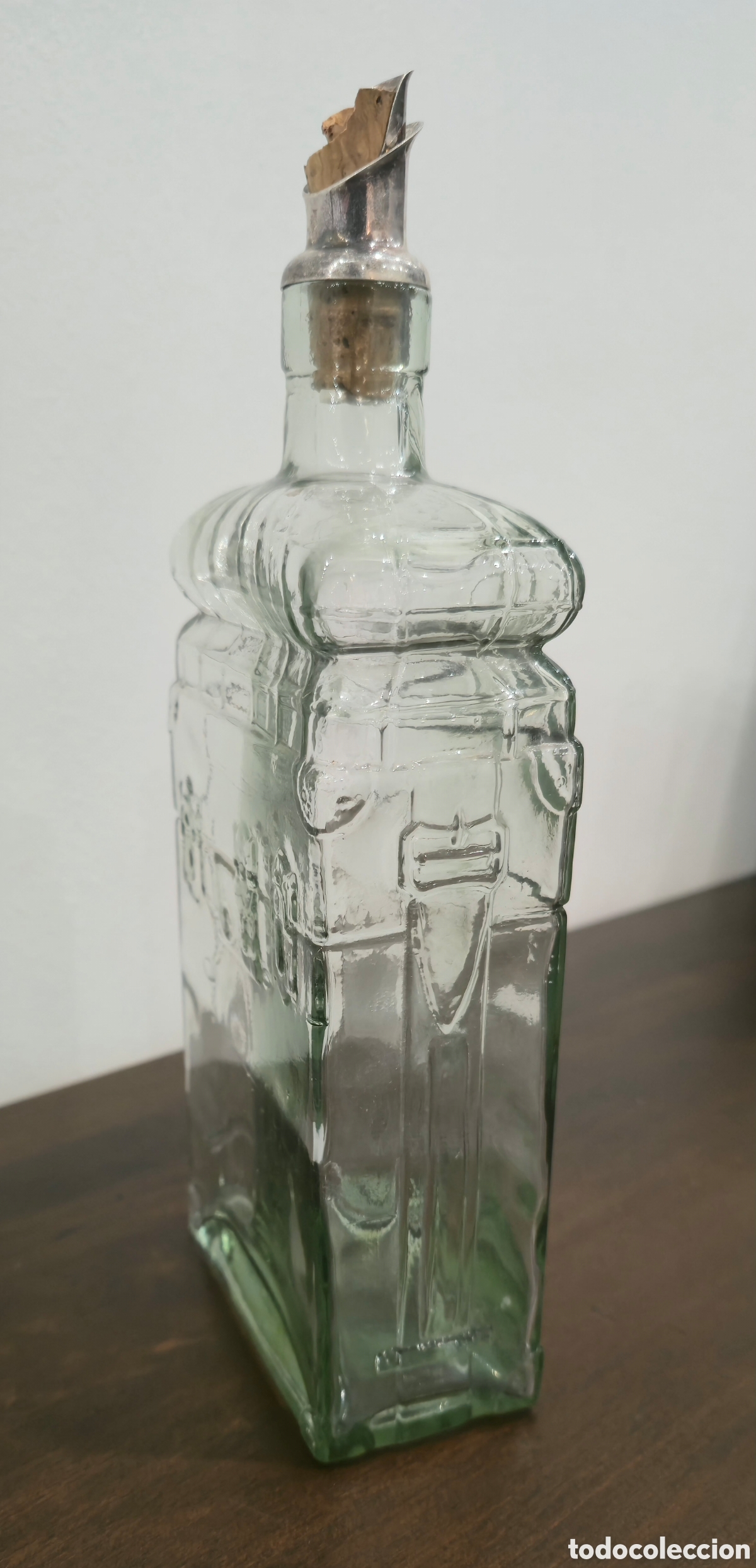 Vintage: Botella vidrio cofre. - Foto 2