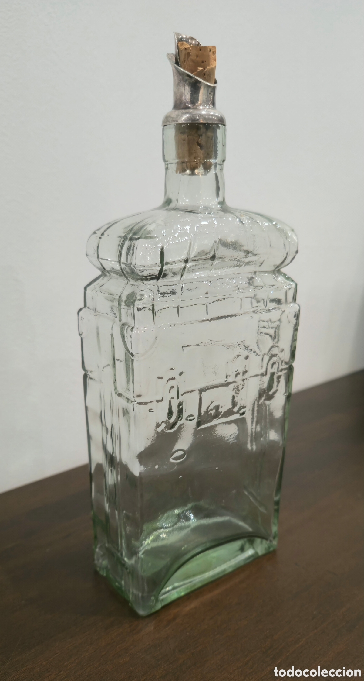 Vintage: Botella vidrio cofre. - Foto 1