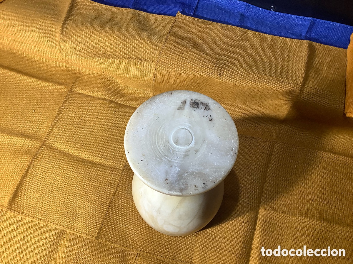 Vintage: Copa c&aacute;liz de alabastro. - Foto 8