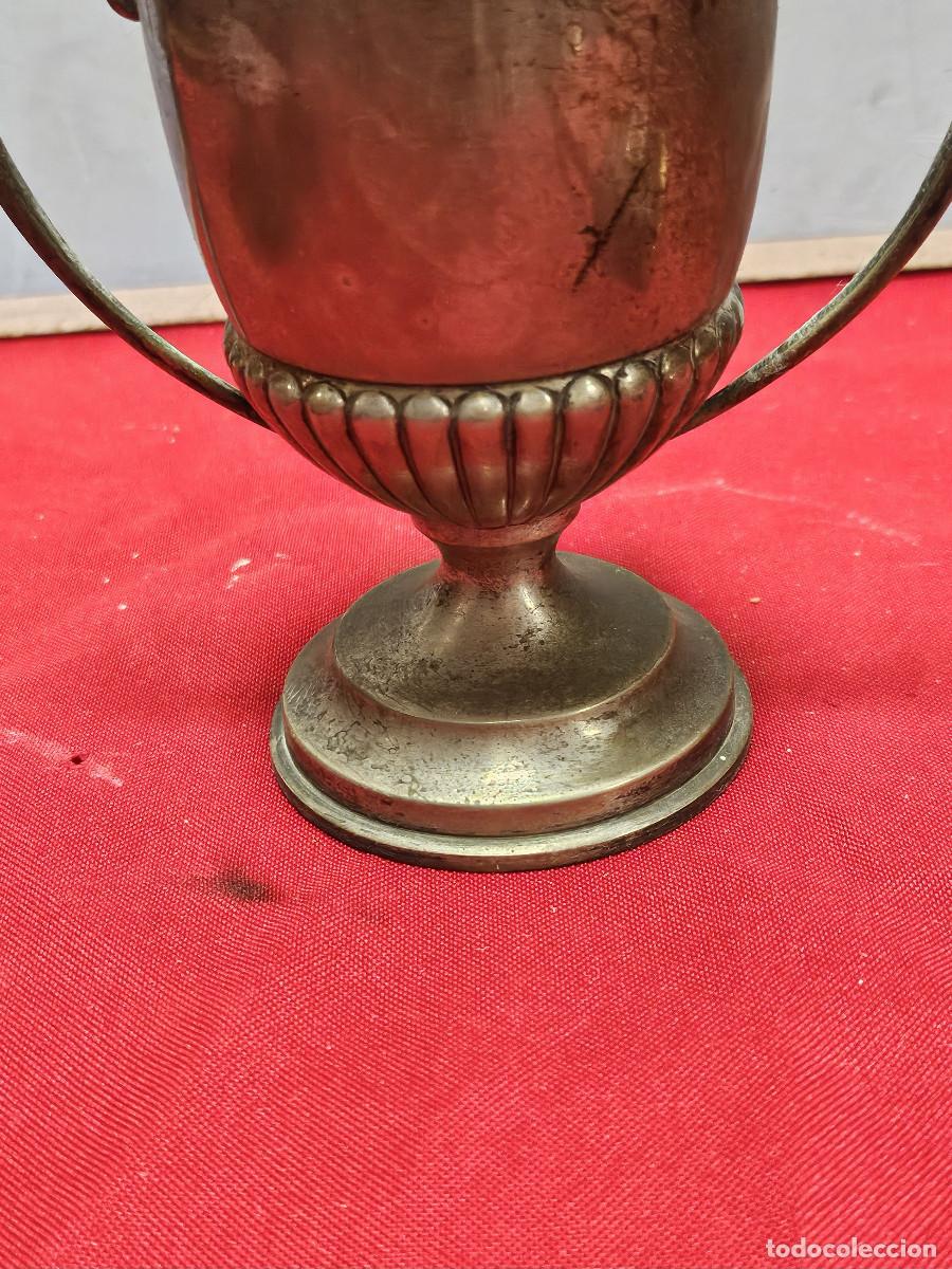 Vintage: copa o jarron de alpaca - Foto 2