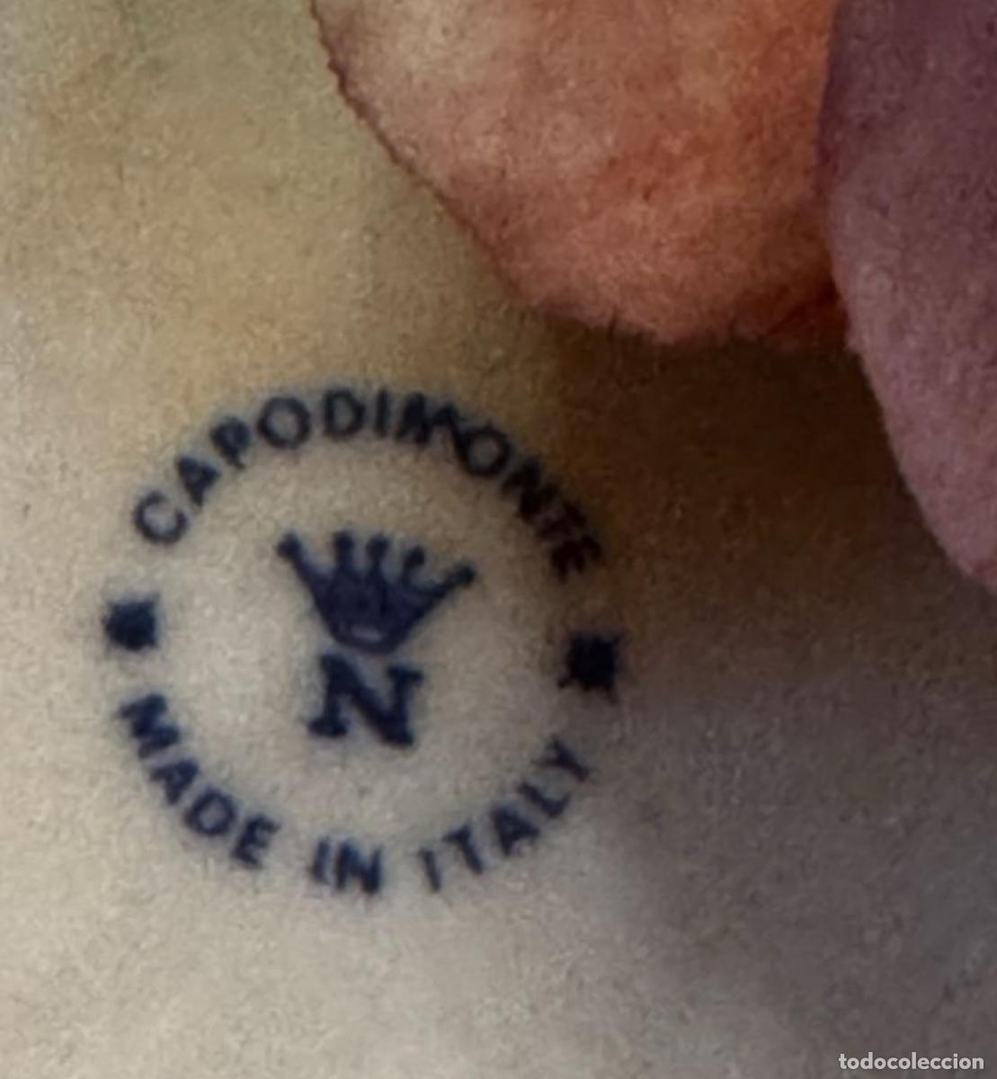 Vintage: Cuadro porcelana de Capodimonte - Foto 2