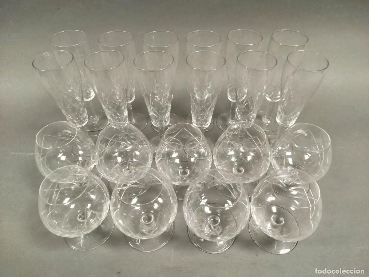 Vintage: LOTE DE COPAS DE CAVA Y DE LICOR - Foto 1