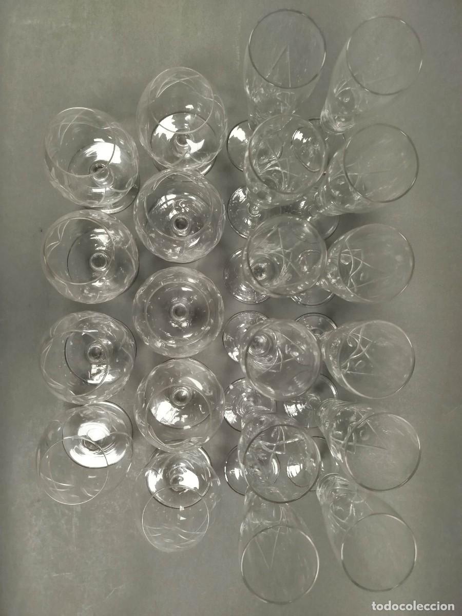 Vintage: LOTE DE COPAS DE CAVA Y DE LICOR - Foto 3