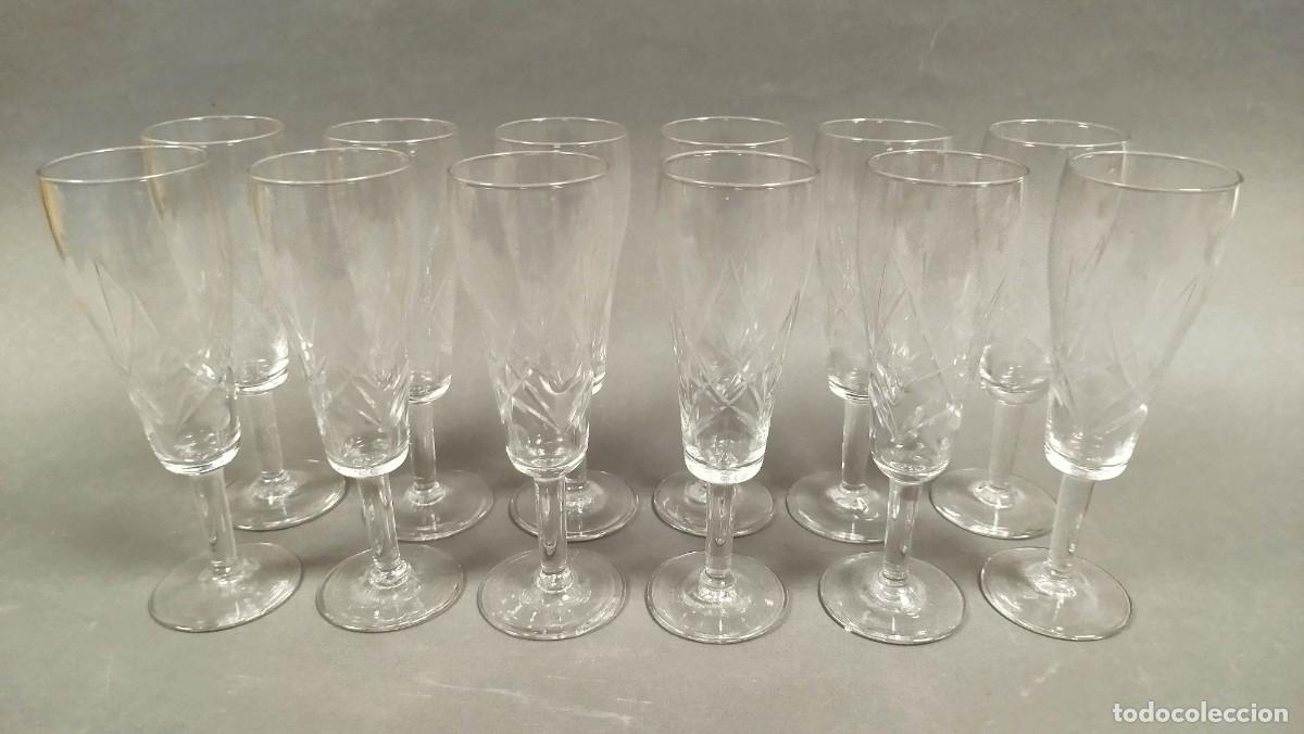 Vintage: LOTE DE COPAS DE CAVA Y DE LICOR - Foto 4