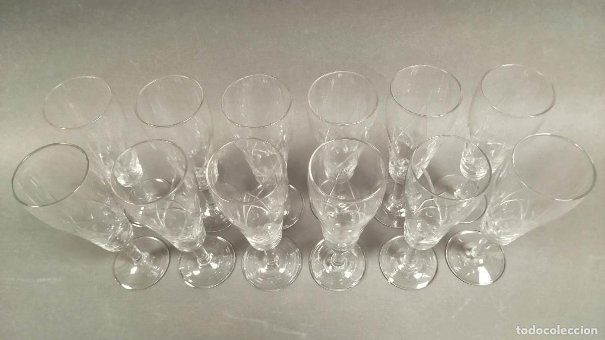 Vintage: LOTE DE COPAS DE CAVA Y DE LICOR - Foto 5
