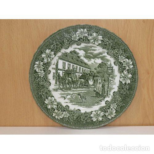 Vintage: Plato de colecci&oacute;n vintage de loza fina inglesa Royal Tudor Ware, Inglaterra