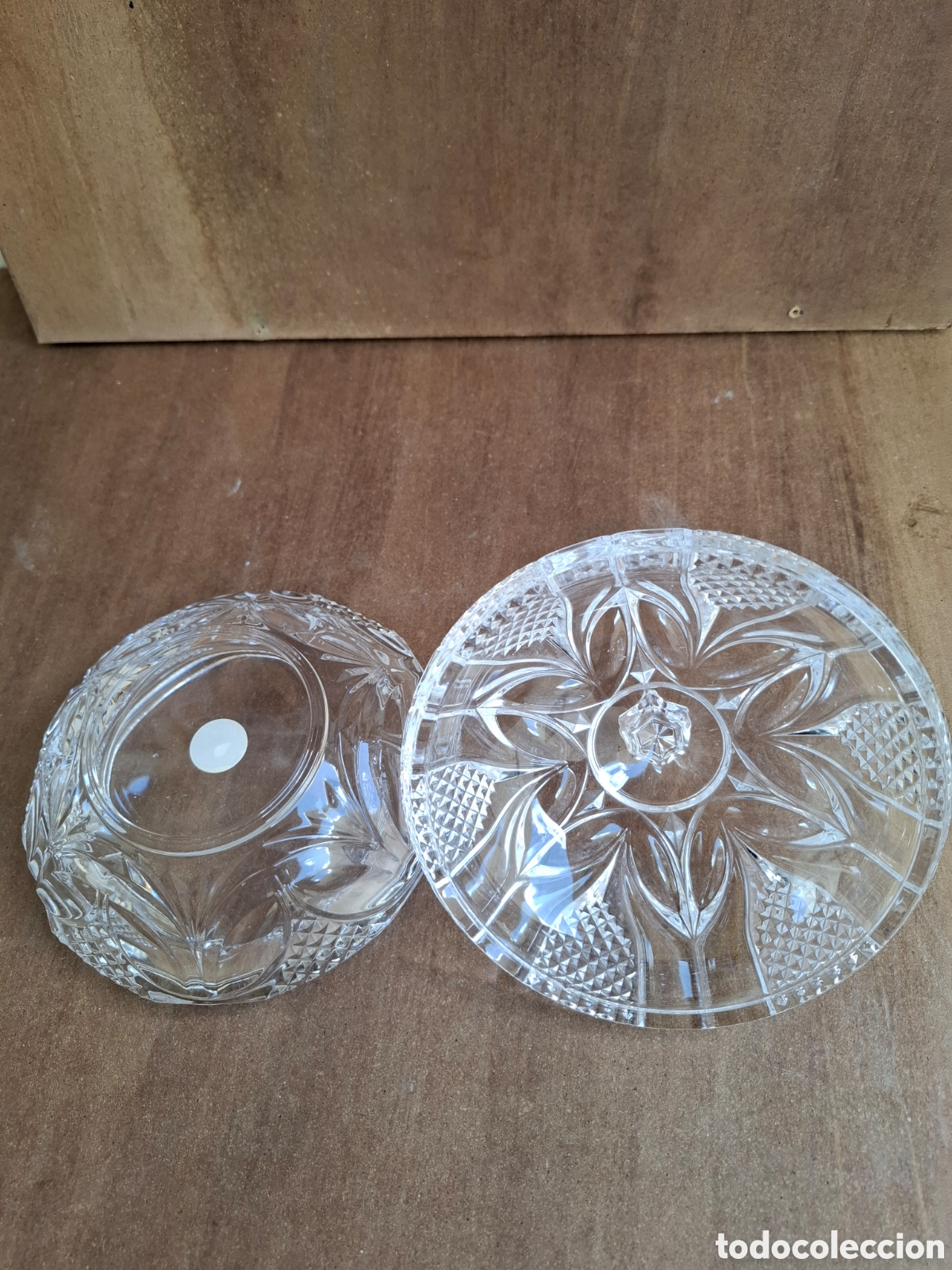 Vintage: Bombonera de cristal darques - Foto 4