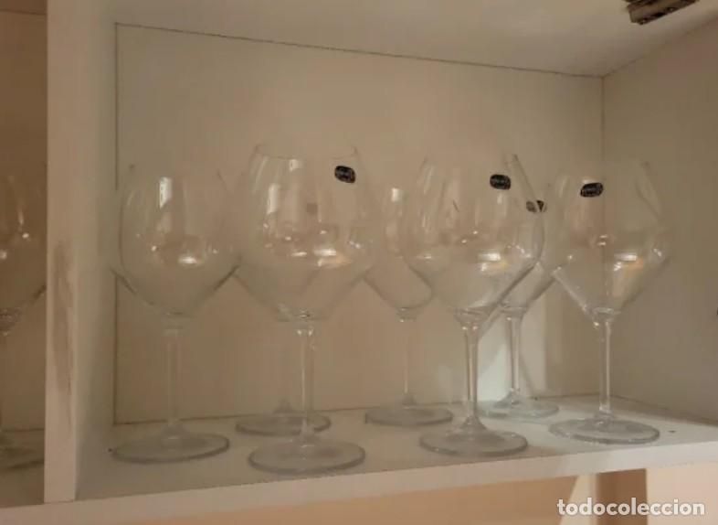 Vintage: Set 18 Copas Cristal Bohemia