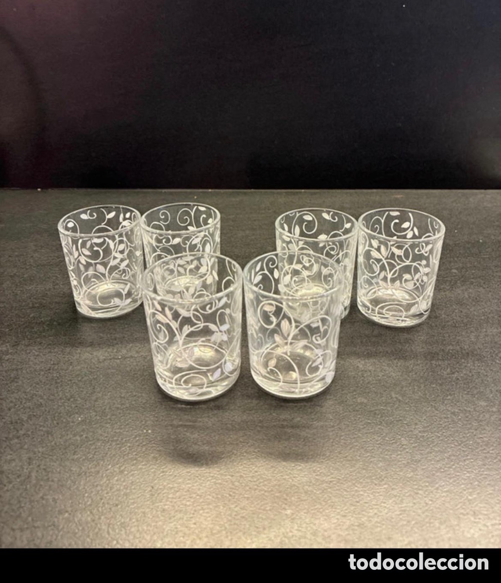 Vintage: SEIS VASITOS PARA CHUPITO - Foto 2