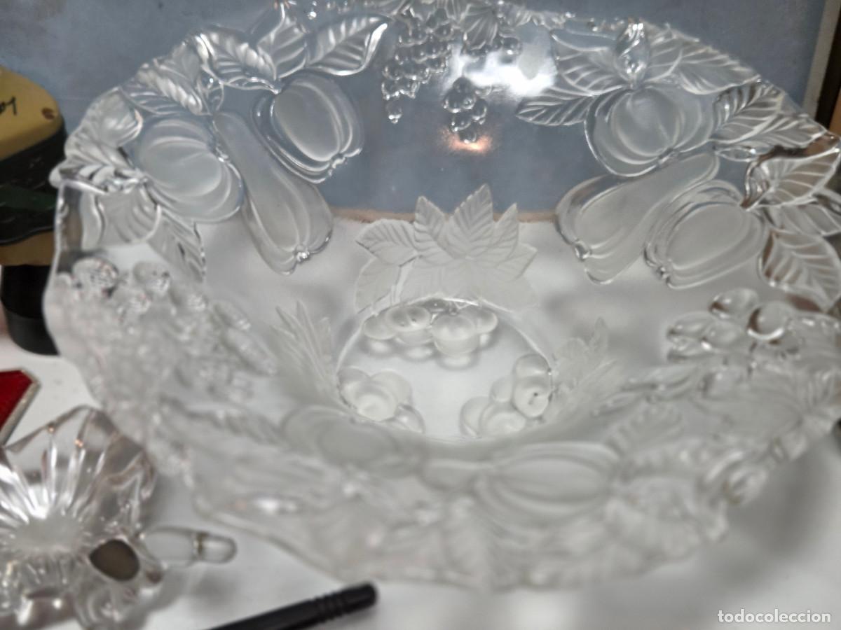 Vintage: centro de mesa de cristal labrado - Foto 2