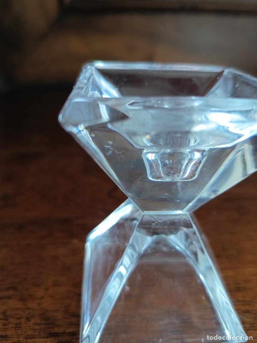 Vintage: Portavelas de cristal - Foto 3