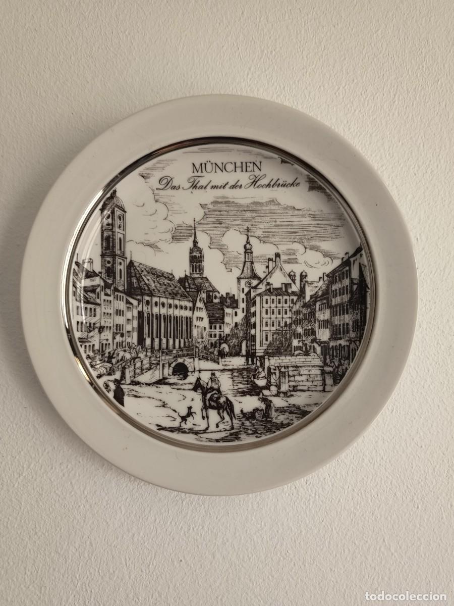 Vintage: Pareja de platos Bavaria Germany 19cm