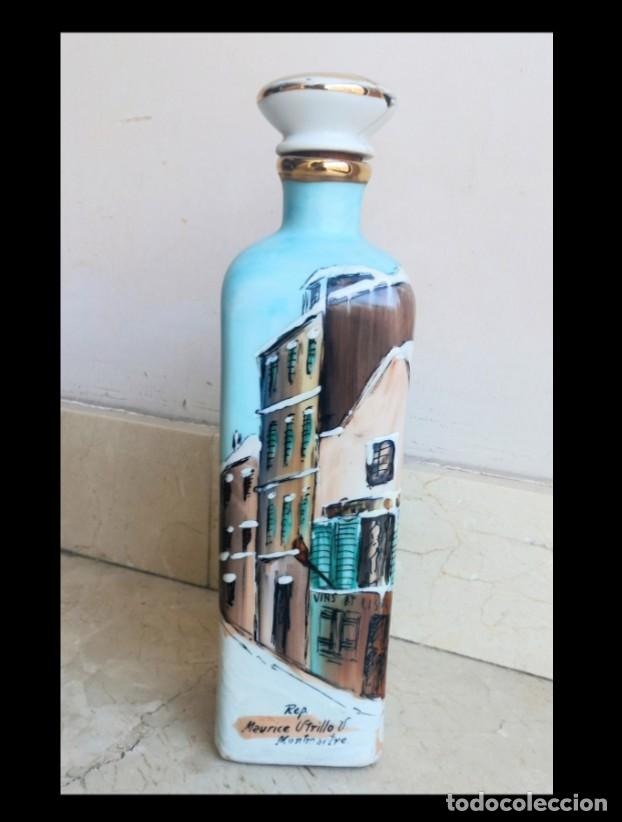 Vintage: Botella pintada a mano Utrillo - Foto 1