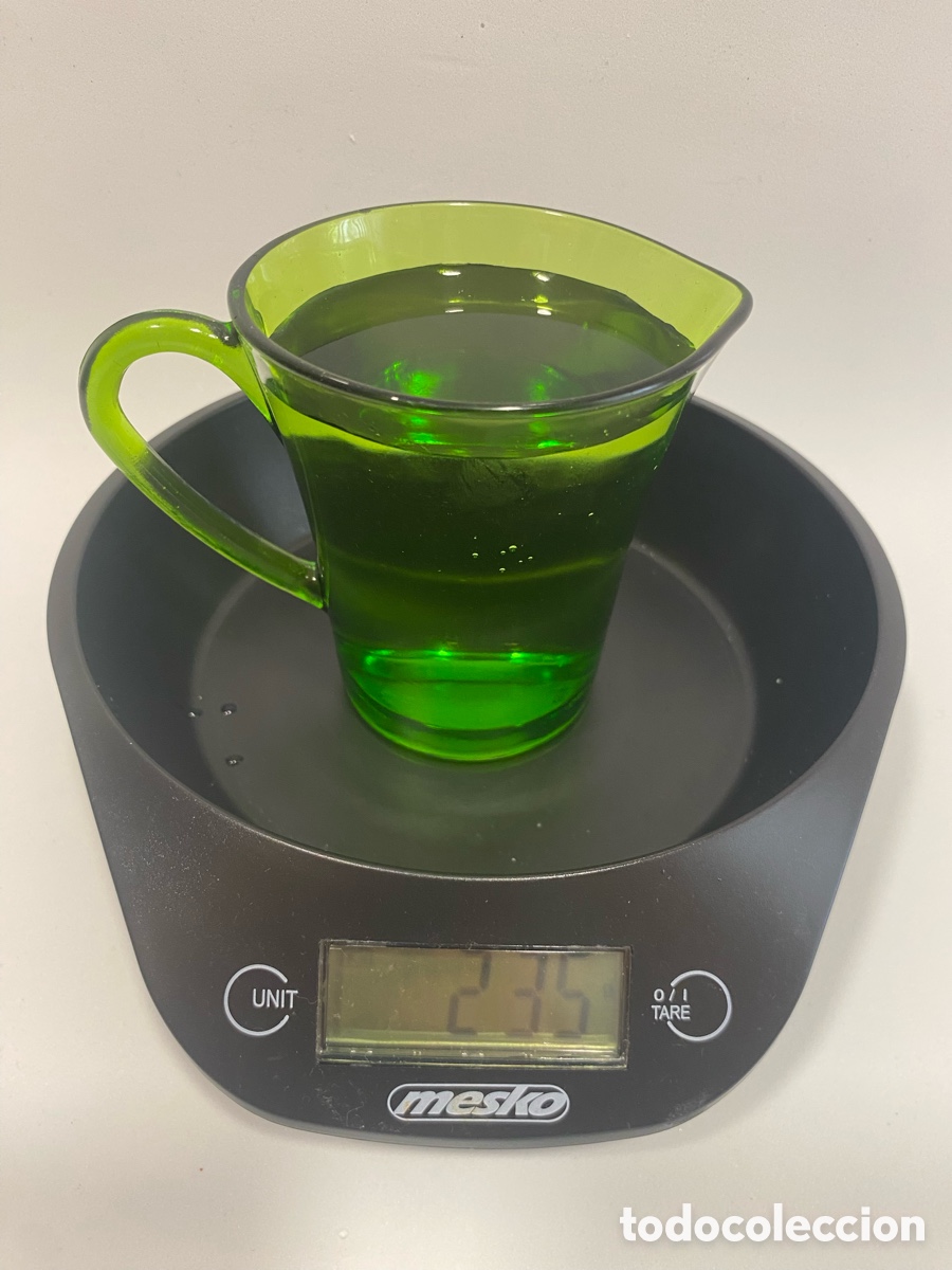 Vintage: Jarra Duralex vintage 230cl. Verde en perfecto estado