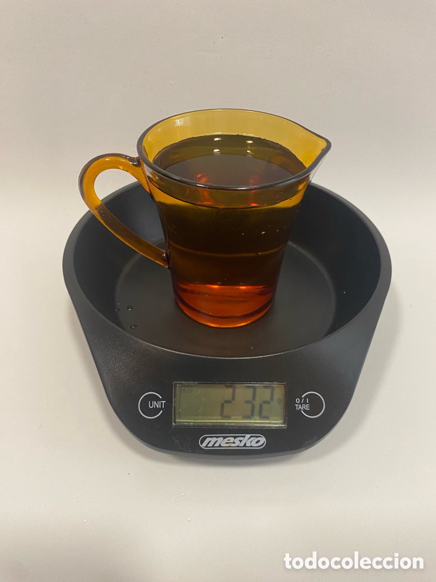 Vintage: Jarra Duralex vintage 230cl. &Aacute;mbar en perfecto estado
