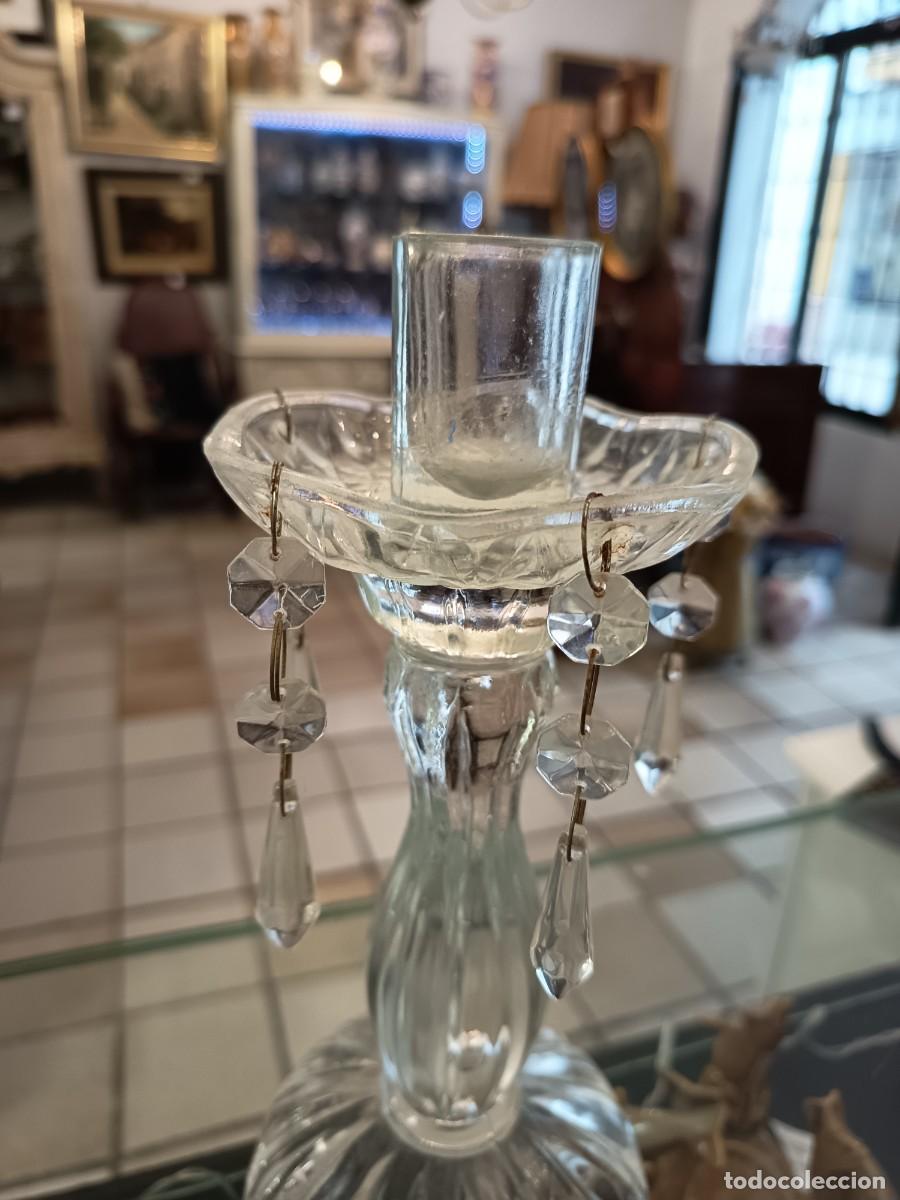 Vintage: Portavelas de cristal - Foto 3
