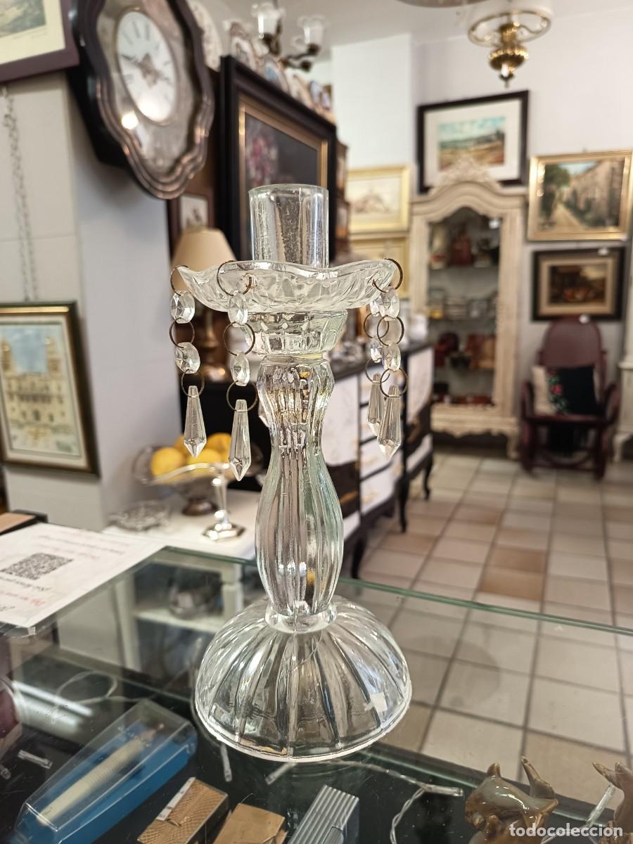 Vintage: Portavelas de cristal - Foto 4