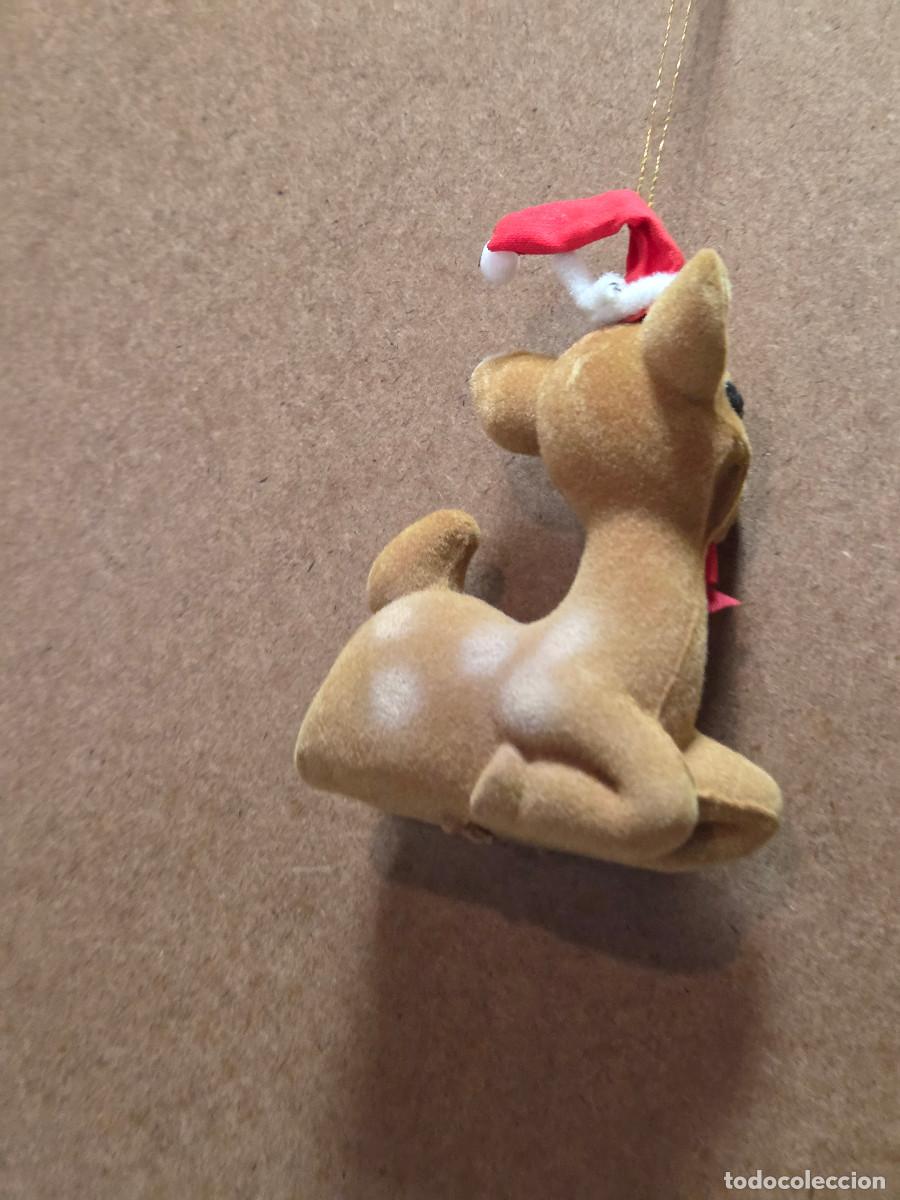 Vintage: figura de navidad ciervo - Foto 2