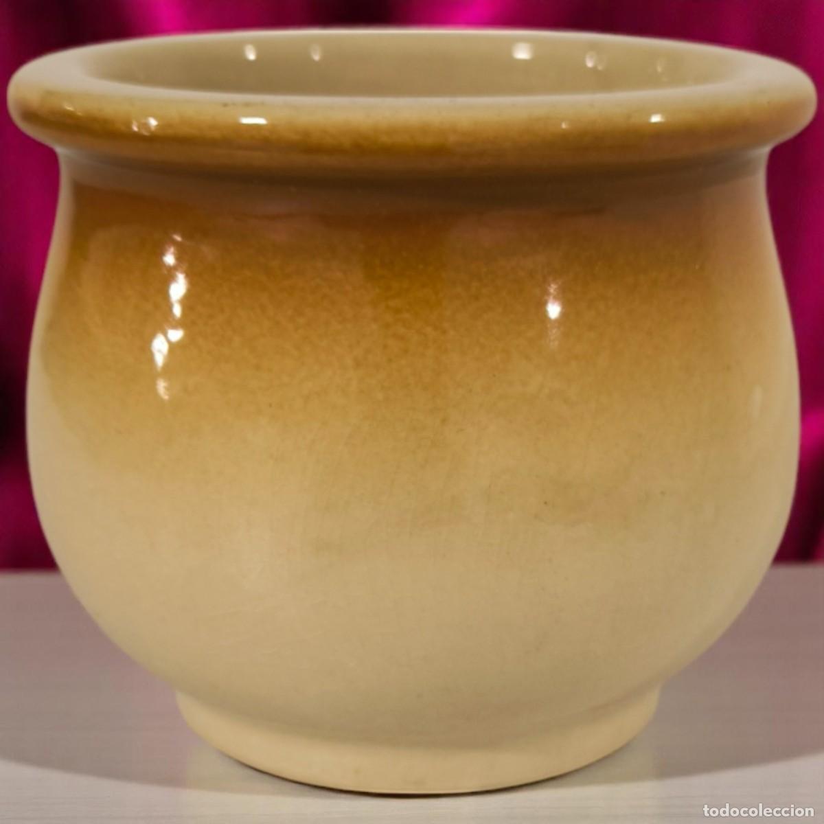 Vintage: Antiguo Vaso De Cer&aacute;mica Vintage &ndash; Encanto R&uacute;stico Decorativo Para Cocina O Colecci&oacute;n
