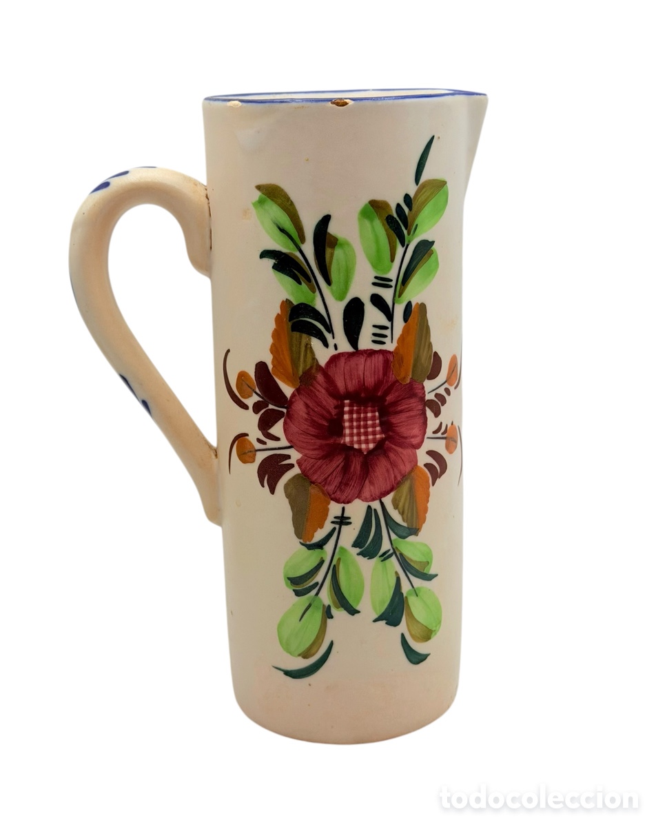 Vintage: Antigua Jarra de Terracota Pintada