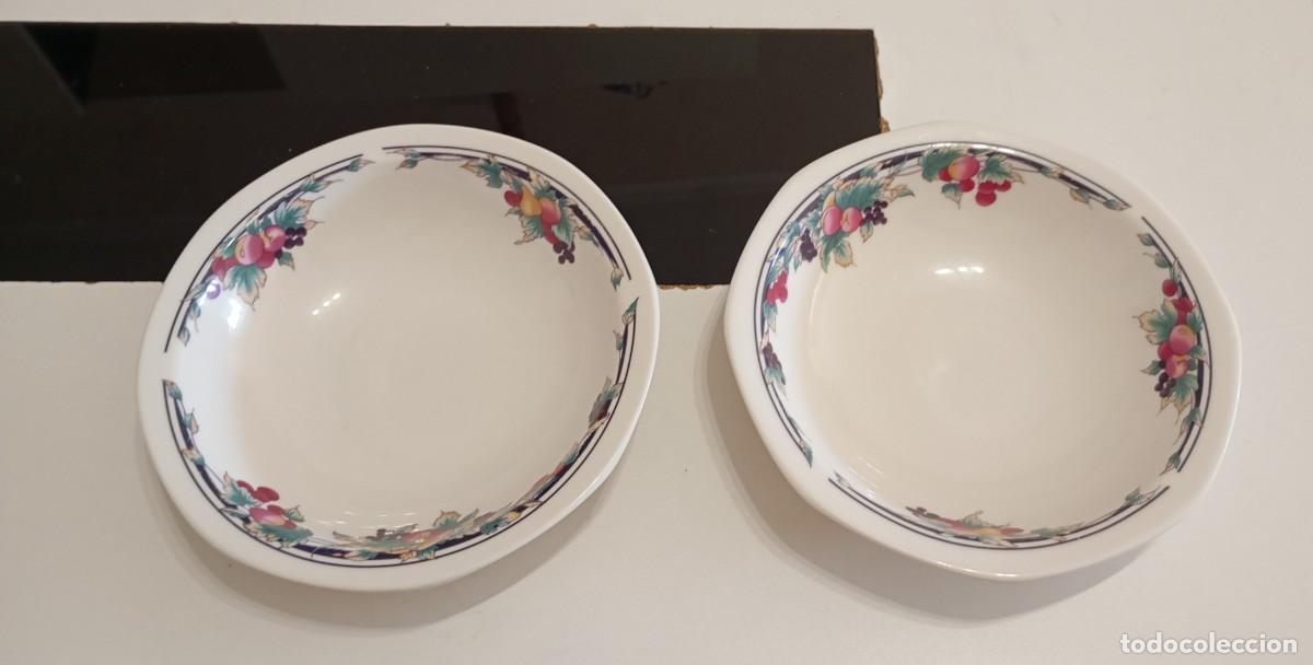 Vintage: BONITO JUEGO DE 2 CUENCOS PARA SOPA O CEREALES DE PORCELANA FINA ROYAL DOULTON,COLECCI&Oacute;N AUTUMN'S